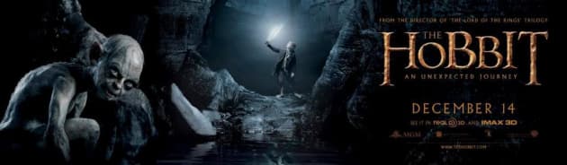 The Hobbit Gollum Banner