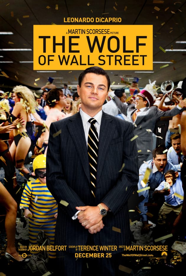 The Wolf of Wall Street Leonardo DiCaprio Poster
