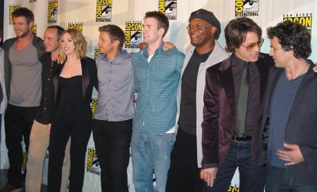 The Avengers at Comic-Con