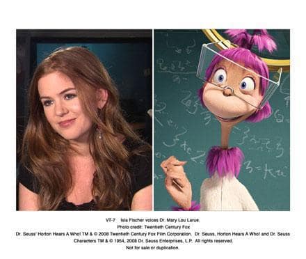 Isla Fisher voices Dr. Larue