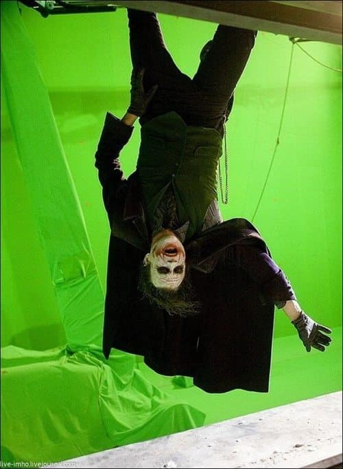 The Dark Knight Heath Ledger Set Photo