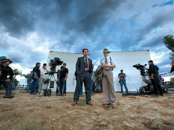 Josh Brolin Gangster Squad Set Photo
