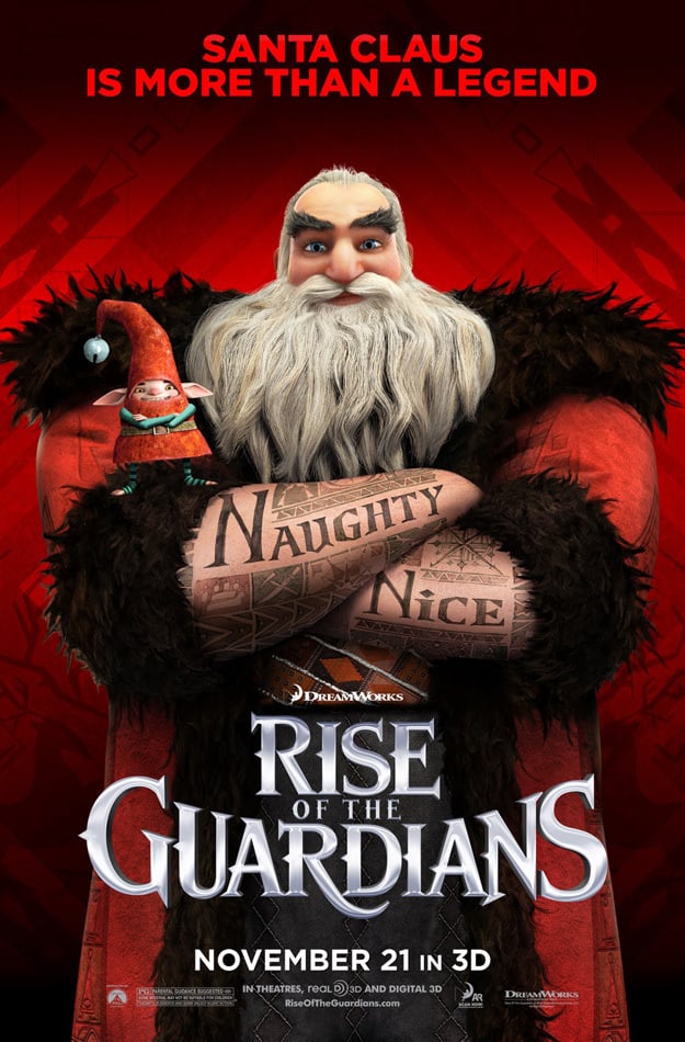 Rise of the Guardians Santa Claus Poster