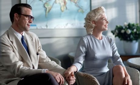 Dougray Scott and Michelle Williams in My Week with Marilyn