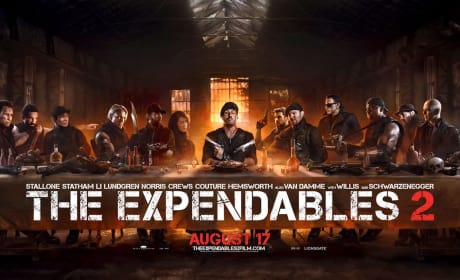 Expendables 2 Banner Parodies The Last Supper