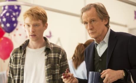 Bill Nighy Domhnall Gleeson About Time