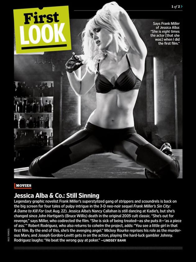 Sin City: A Dame to Kill For Jessica Alba