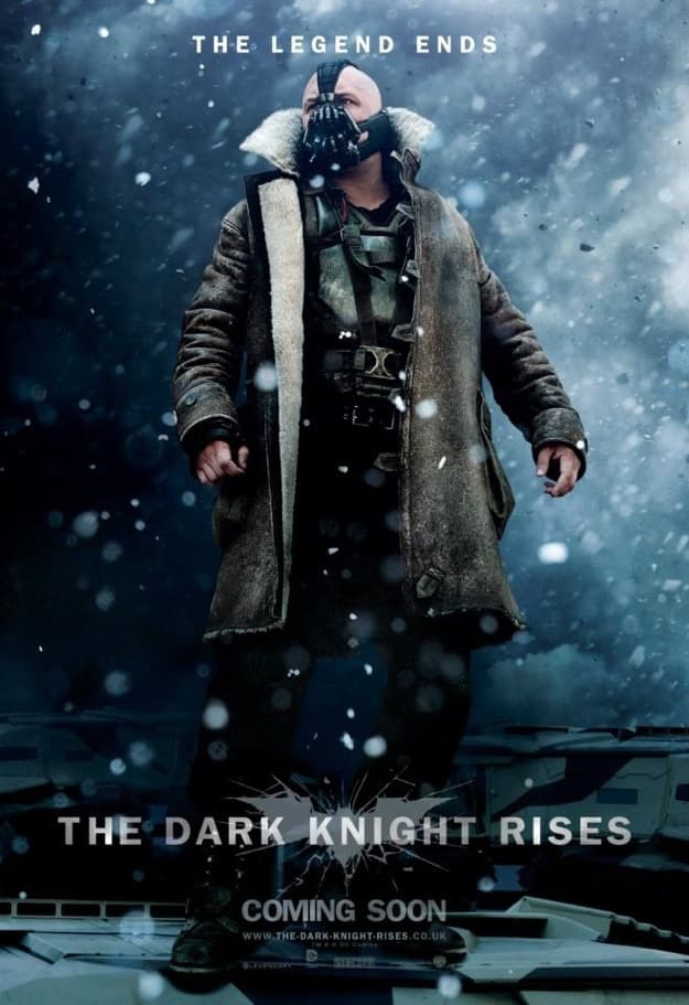 The Dark Knight Rises Snow Character Poster: Bane