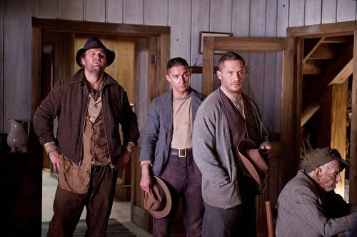 Tom Hardy and Shia LaBeouf in Lawless