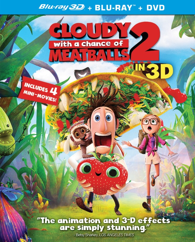 Cloudy with a Chance of Meatballs 2 DVD