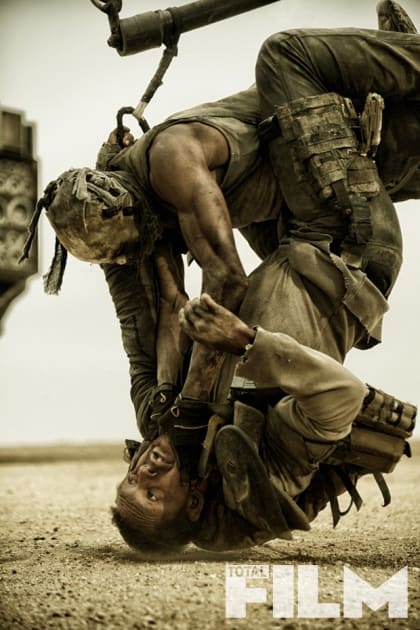 Tom Hardy Goes Upside Down