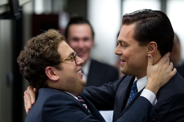 Jonah Hill Leonardo DiCaprio The Wolf of Wall Street