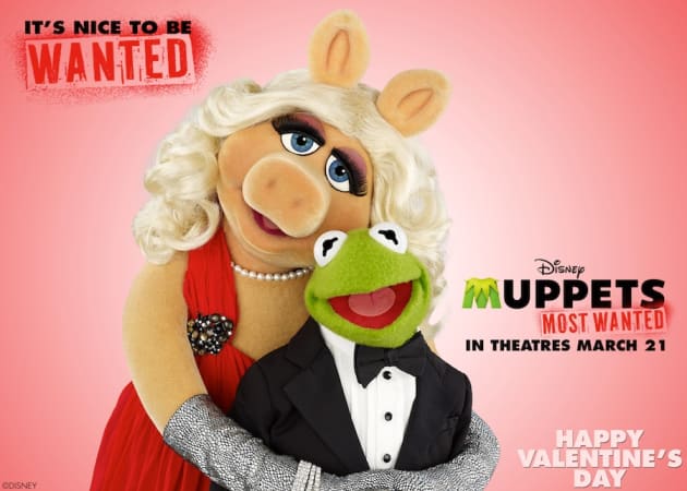Kermit and Miss Piggy Valentine's Day Card
