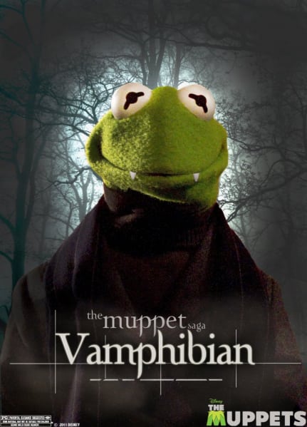 The Muppets Kermit As Edward Poster