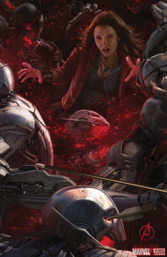 Avengers: Age of Ultron Scarlet Witch Concept Art Poster
