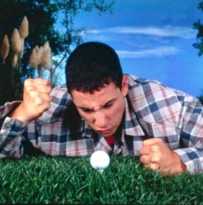 Happy Gilmore Taunts the Ball