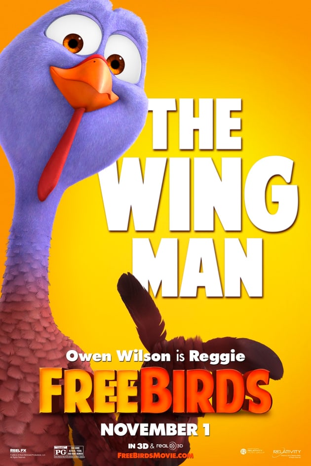 Free Birds The Wing Man Character Poster