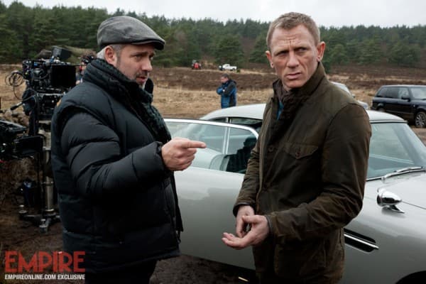 Sam Mendes and Daniel Craig Skyfall