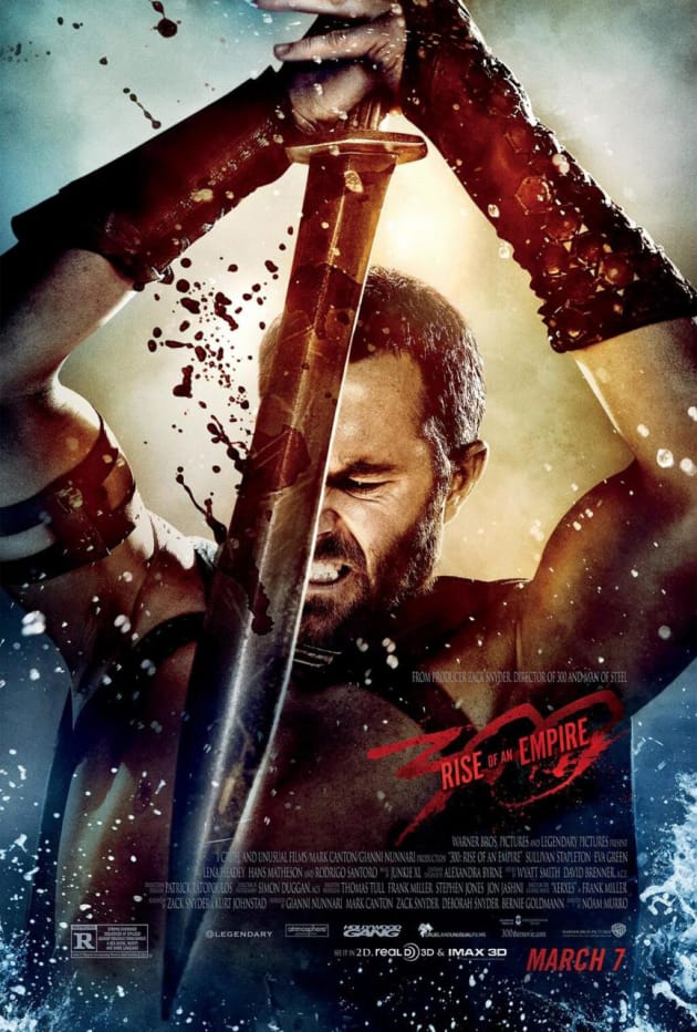 300 Rise of an Empire Poster: Blood Will Fly - Movie Fanatic