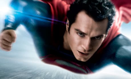 Man of Steel Poster Flying