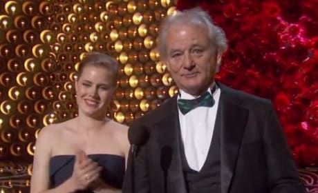 Bill Murray Salutes Harold Ramis at Oscars: Watch Now!