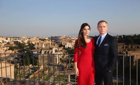 Spectre Monica Bellucci Daniel Craig Rome Photo Call