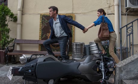 The November Man Olga Kurylenko Pierce Brosnan