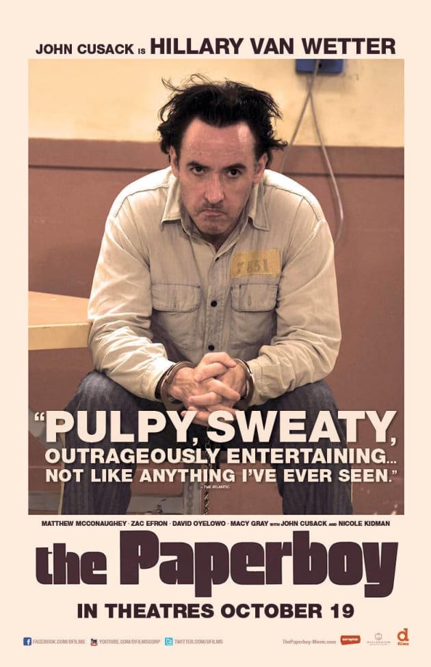 The Paperboy John Cusack Poster Movie Fanatic