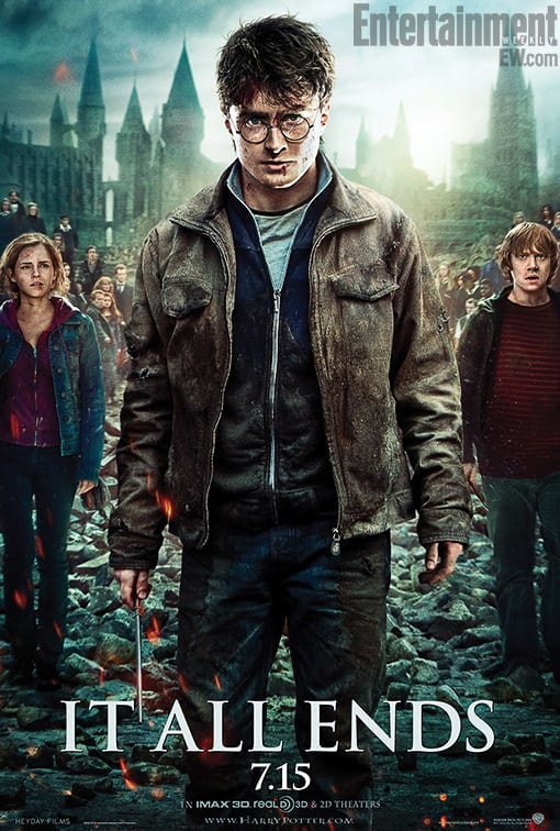Deathly Hallows Trio Poster