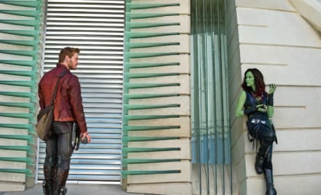 Zoe Saldana Chris Pratt Guardians of the Galaxy