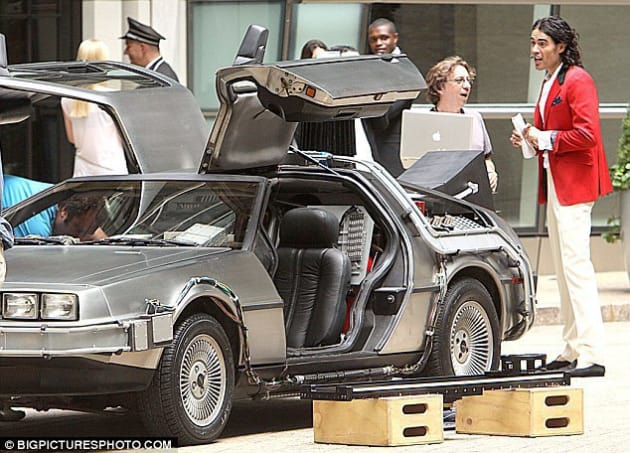 Russell Brand and the DeLorean