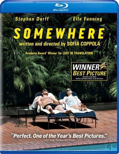 Somewhere Blu-Ray/DVD Cover