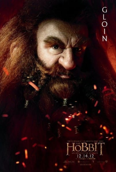 The Hobbit Gloin Poster