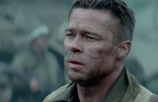 Brad Pitt Stars In Fury