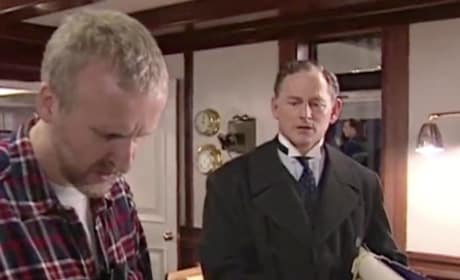 Victor Garber and James Cameron on Titanic
