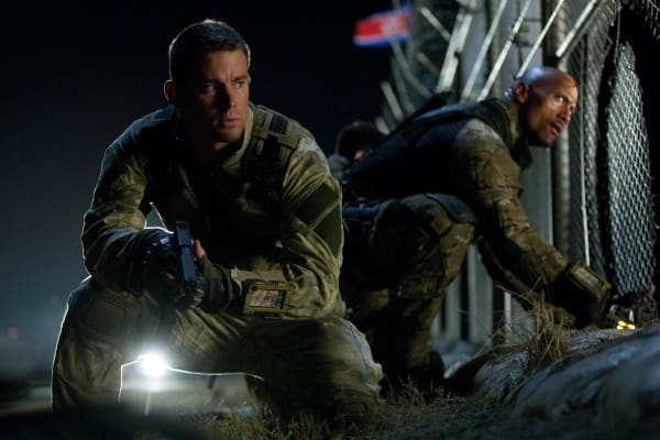 Channing Tatum and Dwayne Johnson in G.I. Joe: Retaliation