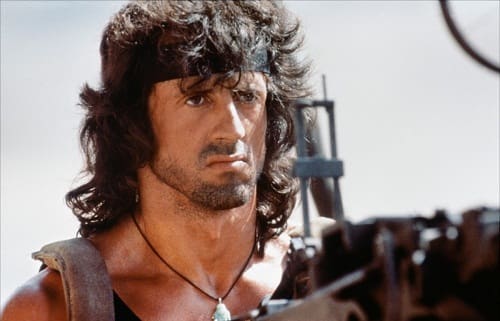 Sylvester Stallone in Rambo 3