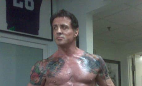 Stallone Gets Ripped for The Expendables