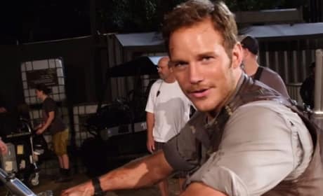 Jurassic World Chris Pratt Set Photo