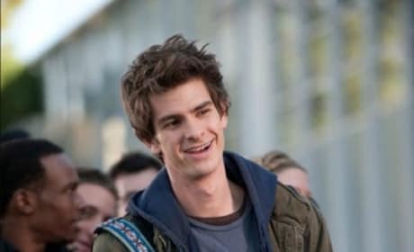 Andrew Garfield is Peter Parker in The Amazing Spider-Man