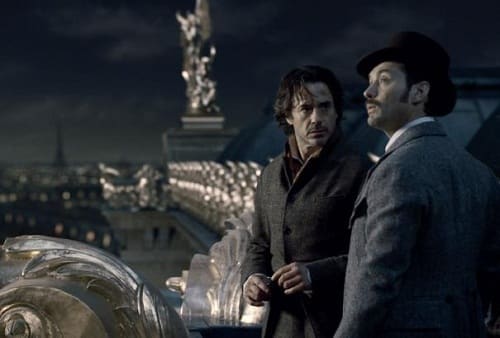 Robert Downey Jr and Jude Law in A Game of Shadows
