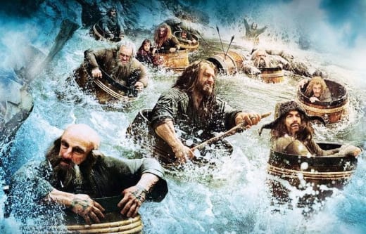 The Hobbit The Desolation of Smaug Dwarves in a Barrel