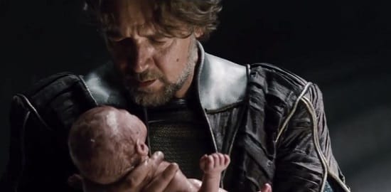 Russell Crowe Stars in Man of Steel