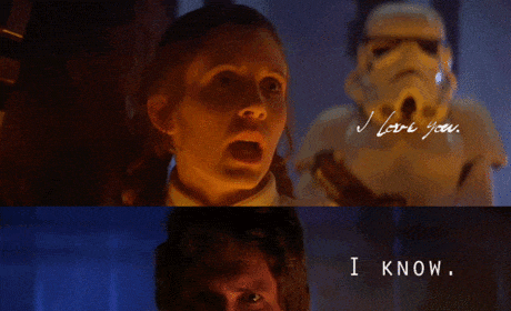 Empire Strikes Back Leia Loves Han