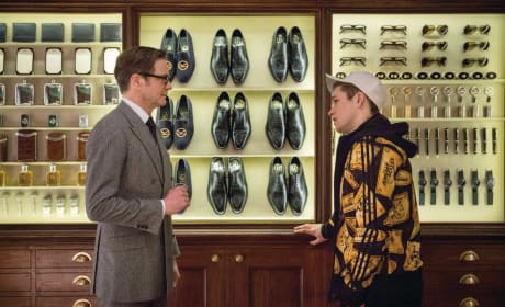 Kingsman The Secret Service Taron Egerton Colin Firth
