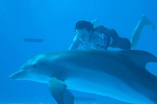 Nathan Gamble and Winter in Dolphin Tale