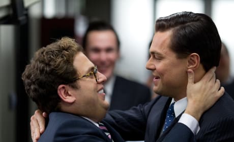 Jonah Hill Leonardo DiCaprio The Wolf of Wall Street