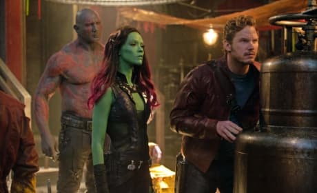 Guardians of the Galaxy Dave Bautista Zoe Saldana Chris Pratt