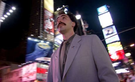 Borat in Times Square