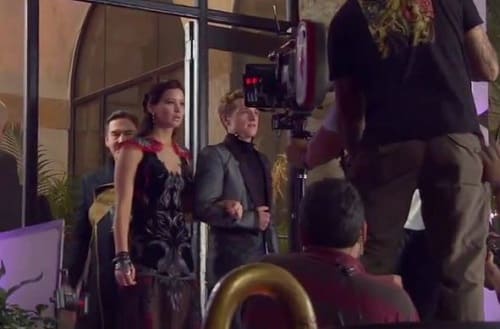 Jennifer Lawrence on Catching Fire Set